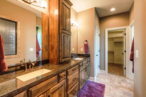 Sweetwater Creek New Homes in Spring Hill, KS The Orvieto Master Bathroom