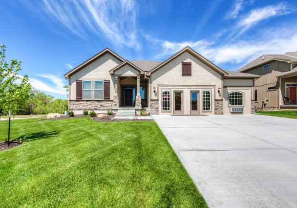 Sweetwater Creek New Homes in Spring Hill, KS The Orvieto Front Elevation