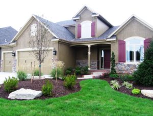 Sweetwater Creek New Homes in Spring Hill, KS Model Home Front Elevation