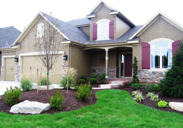 Sweetwater Creek New Homes in Spring Hill, KS Model Home Front Elevation